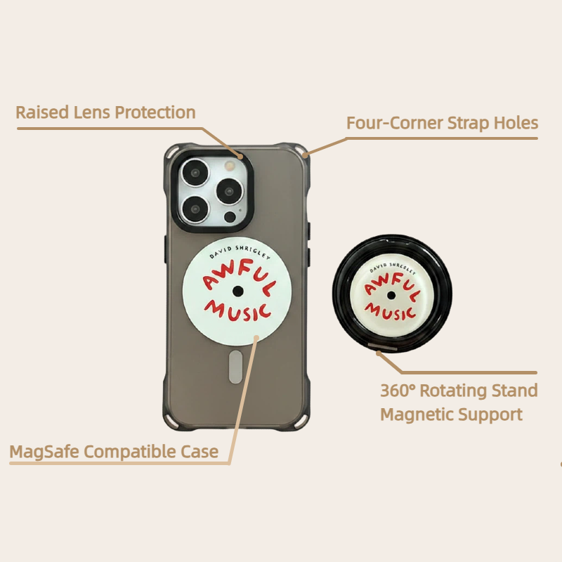 matcase city move crossbody phone case bundle smoke black magsafe features