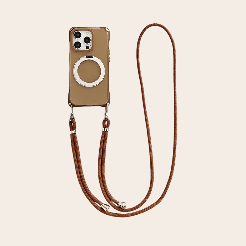 transparent crossbody phone case