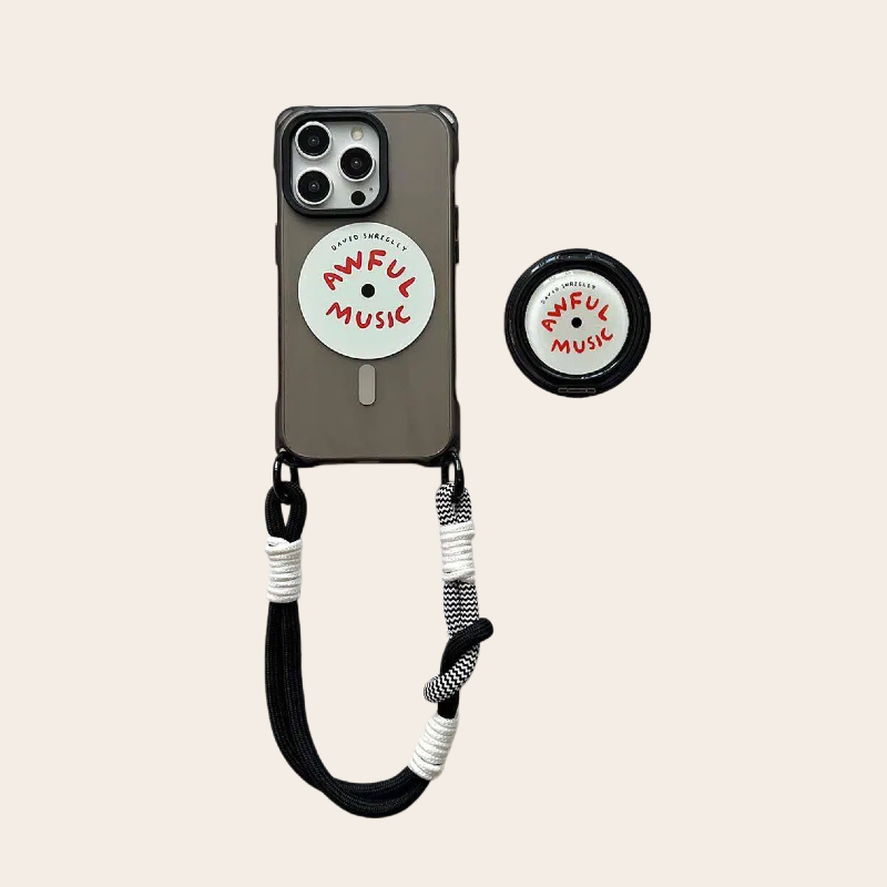 matcase city move crossbody phone case magsafe rotating stand smoke black bundle set