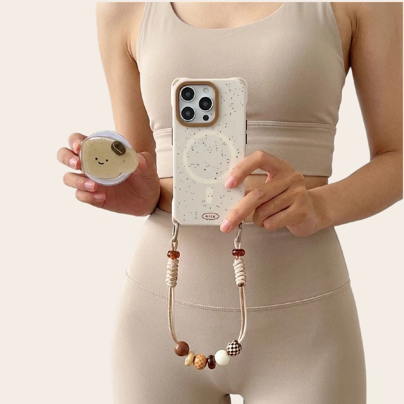 crossbody phone case with magnetic grip stand