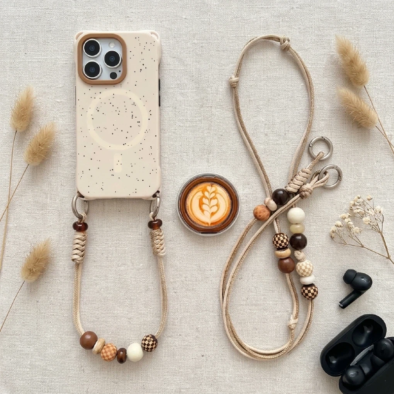 A brand catalog showing four MatCase collections: Wrist Moment with beaded straps, City Move for hands-free travel, City Move Core with 360 rotation stands, and Curated Sets for the complete daily ritual.